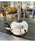 Outdoor Heat Pump Motor Replacement 200W 310V Brushless DC on workbench, compatible with XLYC-DC78S200R001 host, plug and play