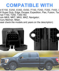 Fuel Pump Relay Module Replacement FD1026 for Ford F150 E250 Flex Taurus Transit Edge shown with compatibility list