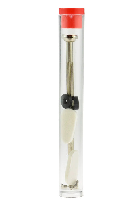 Emergency Eyeglass Repair Kit With Precision Screwdriver, Replacement Screws, Nose Pads And Grommets In A Compact Plastic Tube