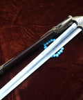 Tai Chi Training Sword With Dope Stainless Steel Flexible Blade 28 Inch Blade 39 Inch Overall Hand Made Heat Tempered Longquan Style Rosewood