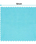 Orighty blue microfiber cleaning cloth, 12x11 inches, reusable lint-free rag