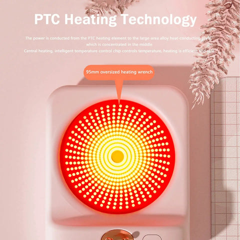 Skip The Lukewarm Vibes Keep Your Morning Brew Sweating Hot On Any Desk With This Smart Electric Coffee Mug Warmer Boasting Three Custom Temp Settings And Fail Safe Auto Shut Off Shield with 95mm oversized heating element.