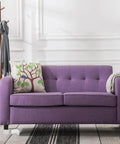 8 Piece Rubber Furniture Angle Foot Pads And Corner Protectors for L Shaped Edges under purple sofa for home use