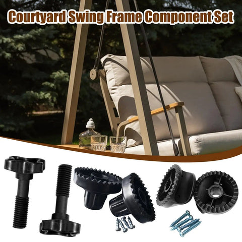 Replacement Swing Canopy Frame For Porch Swings And Hammocks, Rustproof ABS Reinforcement Kit, Patio Shade Bracket Parts, Backyard Maintenance Tool, Easy Assembly, Durable Garden Repair For Outdoor Decks