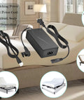 Image of Adjustable Bed Power Supply Adapter Replacement Cord Kit for Ergo Extend Sealy Ease Serta New Gen Electric Beds