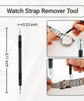 Watch Link Removal Kit 19 In 1 For Strap Length Adjustment At Home Diy Gear With Removal Tool Hammer Cleaning Cloth Spare Needle