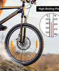 Mountain bike with Two Bottle Pack Mineral Oil Brake Fluid for Shimano Tektro TRP Hydraulic Disc Brakes, high boiling point