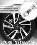 Premium 4 Set M12x1.5 Wheel Bolt And Lug Nut Upgrade Kit For Hyundai Tucson Azera Veloster Santa Fe Elantra Kia Replacement Studs That Fix Your Ride Smoothly Without Duds Or Glitches In The Drive Today wheel bolt installed on alloy wheel