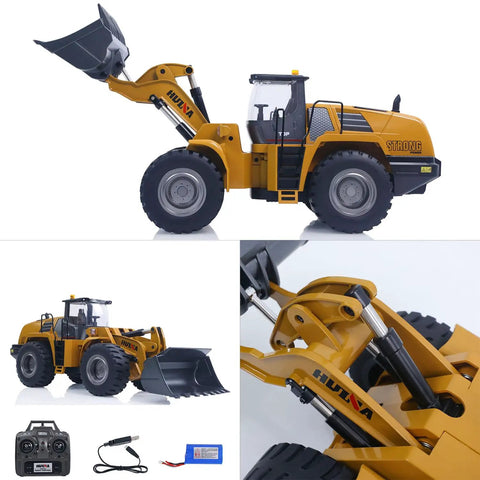 1 To 14 Scale RC Loader With Electric Lifting System, Dope Realistic Lights And Sound, 2 4G 10CH Radio Control, product images
