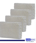 Four Pack Wick Filter Set For Relion WF813 Humidifier Compatible With RCM832 RCM832N DH832 shown with textured surface