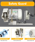 Pro Grade Brushless Sewing Machine Servo Motor With Independent Split Motor and Controller for Industrial Sewing, side view