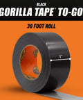Mini Duct Tape To Go Travel Size 1 Inch By 10 Yards Black Pack Of 2 For On The Go Repairs And Quick Fixes With Double Thick Adhesive That Grips Rough Surfaces And Even Clamps Projects showing tape roll size and color.