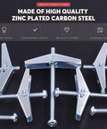 Molly Bolt And Toggle Bolt Set 60 Pieces One Quarter Inch Zinc Plated Steel Phillips Round Head Anchors for drywall
