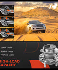 Rear Wheel Bearing And Hub Assembly For Mitsubishi Lancer 2008-2009 FWD 5-Lug shown with high-load capacity features.