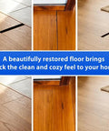 Heavy Duty Floor Gap Fixer Tool Sporting Dual Suction Cups And A Forty Five Degree Hammer Face For Laminate Vinyl Fixes shown restoring gaps.