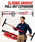 Essential Top Shelf Adjustable Stair Tread Template Tool for Dead Simple Carpentry Layouts with sliding expansion features.