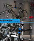 Wall Mounted Bike Repair Stand With Swivel Clamp, Easy Install, Bench Style Work Stand For Road And Mountain Bikes