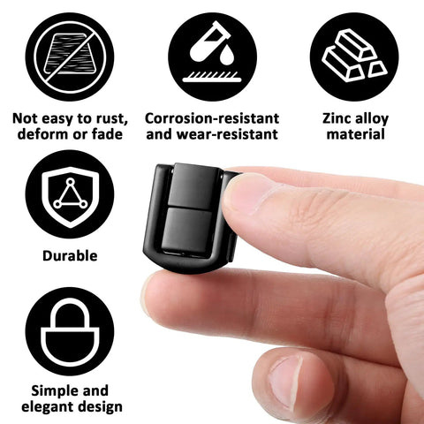 4 Pack Zinc Alloy Toggle Hasp Lock For Jewelry Boxes And Small Wooden Cases Dope Durable Latch With Screws in hand
