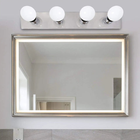 G25 LED Vanity Bulbs 450 Lumens 2700K Soft White Light Non Dimmable 40 Watt Equivalent E26 Base Indoor Use above bathroom mirror
