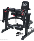 Leg Extension And Curl Machine For Home Or Commercial Gyms, Plate Loaded Quad And Hamstring Trainer with metal frame and pads