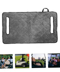Golf Cart Seat Cover Protector Easy Install Durable Outdoor Seat Cover For Golf And Sightseeing Carts, grey fabric