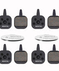 Premium Bicycle Disc Brake Pads Two Pack For Tektro Io Novela Aquila Hydraulic Mechanical Systems Featuring Resin Kevlar Blend for off road.
