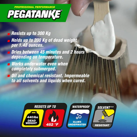 White Two Part Epoxy Resin For Cold Welding And Waterproof Bonds Heavy Duty High Strength Adhesive, application demonstration
