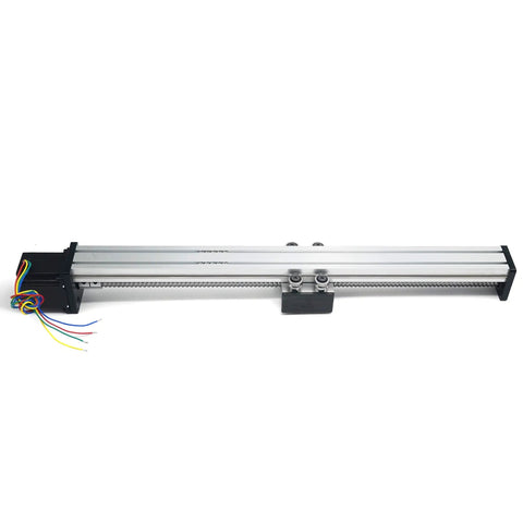 Garage Grade No Fuss Heavy Duty 400Mm Travel Linear Rail Guide With SfU1605 Ballscrew And Nema23 Stepper Motor For Diy Cnc Router Xyz Axis Precision Actuator Kit with sliding rail and wiring.