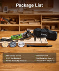 TaskStar 4-1/2 Inch Mini Circular Saw Laser Guide 4.8A Motor 4000 RPM Compact Corded Cutter with blades and accessories.