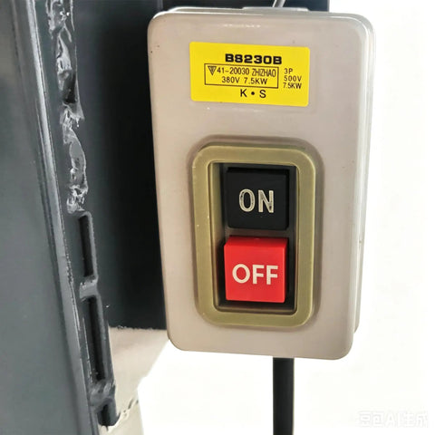 Control panel switch for Heavy Duty Pneumatic Pipe Cutter For 0.78 To 3.94 Inch Round And Square Metal Tubes 220V.