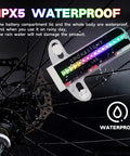 Next Level Ultra Bright Night Riding Wheel Lights For Bicycles Two Pack With 32 LED Patterns Waterproof Spoke Light on bicycle