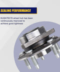 Front Or Rear Wheel Hub Bearing Assembly For Chevy Malibu Impala Equinox GMC Terrain Buick LaCrosse Regal Cadillac CTS XTS 5 Lug With ABS Compatible Durable Replacement Kit For A Smooth Ride, close-up view