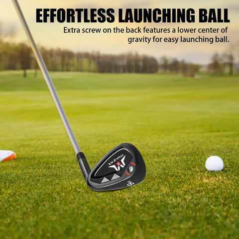 Men's 9-Piece Golf Iron Set With Steel Shafts For Right-Handed Players iron on green field