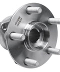 Front Wheel Bearing Hubs Replacement Kit For Toyota Prius 2004-2009 Ready To Roll Two Front Hub Assemblies With Bearings 5 Bolt Non ABS