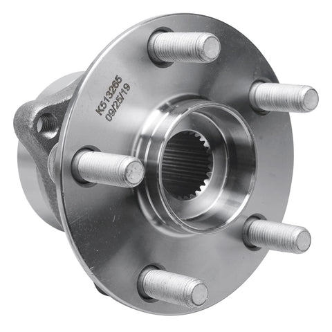 Front Wheel Bearing Hub Assembly For Toyota Prius 2004 To 2009, 5 Lug, 4 Bolt Square Flange, Non ABS, Replacement Hub And Bearing Kit