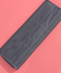Double Sided Hanging Storage Organizer With Thirty Pockets For Socks Underwear And Clothes Dorm Room Door Wall Mount Space Saving Closet Sorter Game Changer For Tucking Away Clutter Fast Level Up Your Bedroom Setup, rolled up gray fabric.