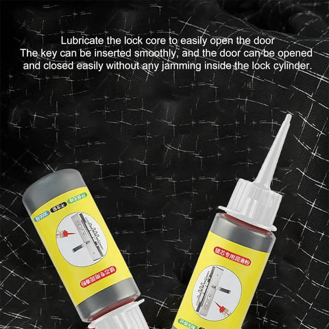 Graphite Lock Lube 60ml 2 Pack Quick Acting Dry Lube For Door Locks Keys Windows Cars And Vehicles Eco Friendly Smooth Operation