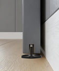 Heavy Duty T Shaped Barn Door Floor Guide 2 Pack Adjustable Bottom Track System For Sliding Doors Anti Jump Stability Support.