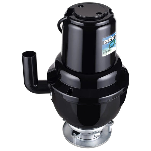 Designer Series 1-1/4 HP Food Waste Disposer With Powerful Permanent Magnet Motor No Jam Stainless Impellers Brushed Nickel Sink Flange And Stopper Easy Install Garbage Disposal For Your Kitchen Workhorse