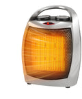 Portable Space Heater 1500W 750W PTC Ceramic Fast Heating With Overheat And Tip Over Protection Compact Desk Heater in silver