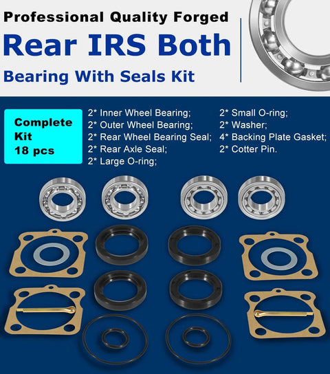 VW Rear IRS Bearing Kit With Seals For Both Rear Swing Axles Ready-To-Go Drop-In Repair for Type 1 Bug 1968-1979 components