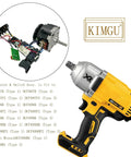 Motor And Switch Assembly Replacement Kit for 20V Impact Wrench DCF899 Series shown with compatible tool