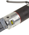 PF1EV 5/16 Inch Hole Punch and Flange Tool for 22 To 16 Gauge Steel, Pneumatic Operation, side view showcasing compact design