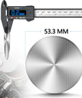 3-pack stainless steel espresso puck screens, 53.3mm dia, 0.2mm thick for Breville/Ninja Cafe Luxe portafilter