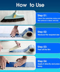 How to use Built Tough Blue Waterproof Duct Tape For Pool Cover Repair And Patch Jobs, UV Resistant Butyl Sealant Tape