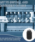 10 Pack M6 Hex Socket Ball Plungers High Carbon Steel spring loaded thumb knobs in a pneumatic setup for accurate pressure.