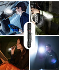 People using Rechargeable Pen Light 300 Lumen High Mode and 40 Lumen Low Mode EDC Pocket Flashlight for work and reading.