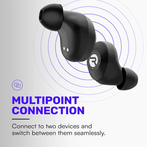 Everyday Classic Bluetooth Earbuds With Mic And Active Noise Cancellation For Immersive Sound On The Go Sweat And Water Resistant
