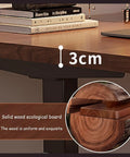 Slick Adjustable Standing Desk With Smart Memory Height Presets, Rock Solid Sit Stand Office Console, showcasing 3cm solid wood ecological board.