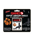 Gamo EXP20 airgun shells packaging for Viper Express, 25 shells, ideal for small game hunting and target shooting.